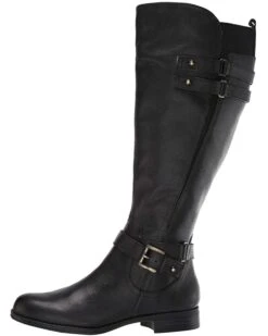 Naturalizer Women Boots Jackie Wide Calf, Black Leather -NATURALIZER Sales 61Bid2rvLVL. AC SR736920