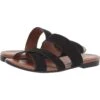 Naturalizer Women Sandals Treasure, Black Nubuck