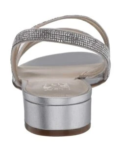 Naturalizer Women Sandals Maya, Silver Microfiber -NATURALIZER Sales 61VOnagTBLL. AC SR736920