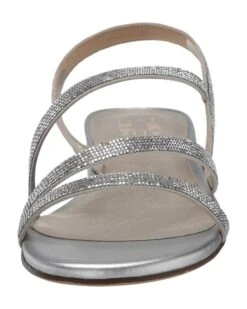 Naturalizer Women Sandals Maya, Silver Microfiber -NATURALIZER Sales 61oplUTZ3CL. AC SR736920