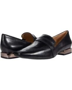 Naturalizer Women Loafers Cicero, Black Leather