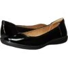 Naturalizer Women Flats Flexy, Black Synthetic Patent