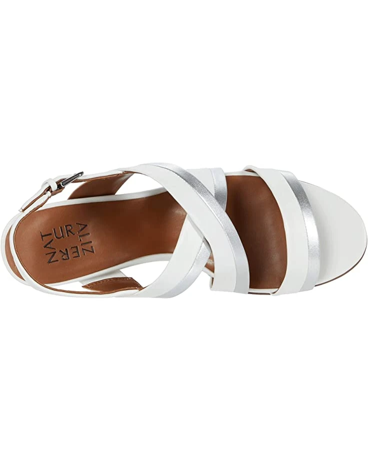 Naturalizer Women Heels Cecilia, White Leather 4 Naturalizer Women Heels Cecilia, White Leather - Image 2