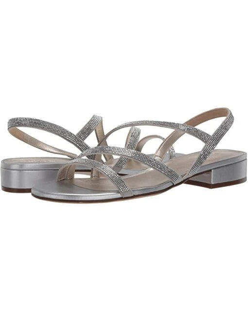 Naturalizer Women Sandals Maya, Silver Microfiber -NATURALIZER Sales 71Q7obu16pL. AC SR736920