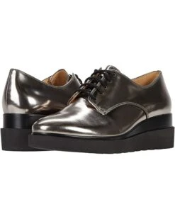 Naturalizer Women Oxfords Sonoma, Pewter Mirror Metallic Leather