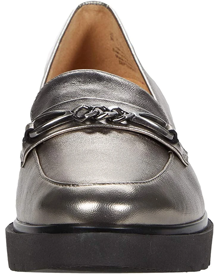 Naturalizer Women Loafers September, Pewter Metallic Leather 8 Naturalizer Women Loafers September, Pewter Metallic Leather - Image 6