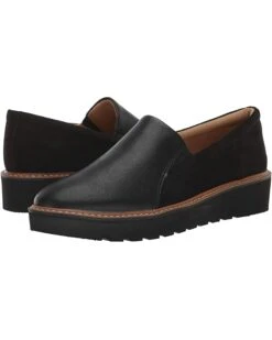 Naturalizer Women Loafers Effie, Black Smooth/Microfiber