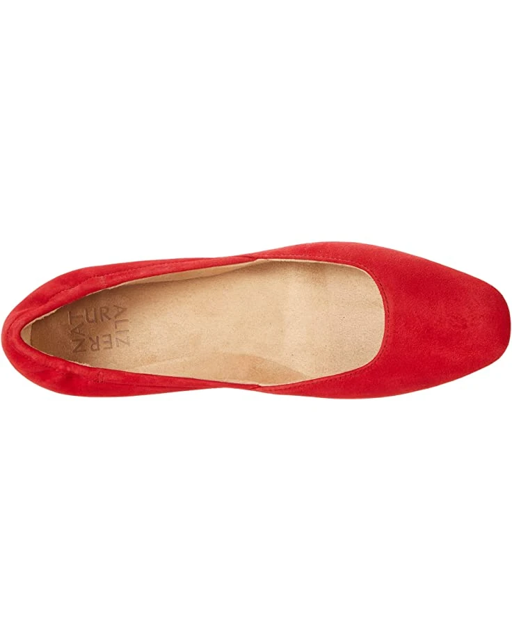 Naturalizer Women Flats Pierce, Blaze Red Suede 4 Naturalizer Women Flats Pierce, Blaze Red Suede - Image 2