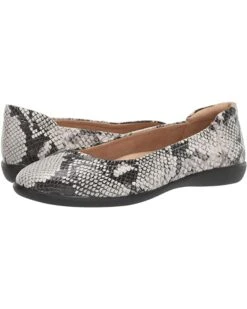 Naturalizer Women Flats Flexy, Alabaster Snake
