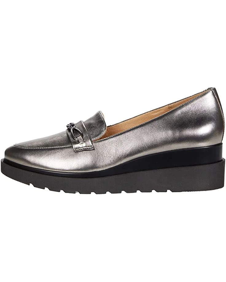 Naturalizer Women Loafers September, Pewter Metallic Leather 6 Naturalizer Women Loafers September, Pewter Metallic Leather - Image 4