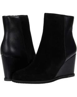 Naturalizer Women Boots Garnet, Black Suede/Lizard Print