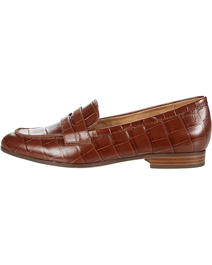 Naturalizer Women Loafers Juliette, Lodge Brown Croco Print Leather 6 Naturalizer Women Loafers Juliette, Lodge Brown Croco Print Leather - Image 4