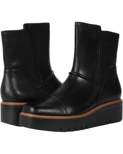 Naturalizer Women Boots Wylie, Black Leather