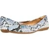 Naturalizer Women Flats Vivienne, Blue Snake