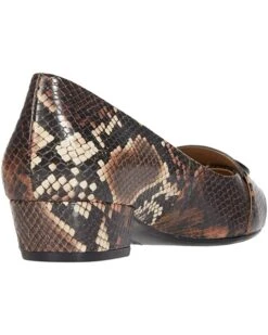 Naturalizer Women Flats Barton, Brown Tonal Snake Print Leather -NATURALIZER Sales 81ZeeSOebML. AC SR736920