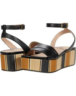 Naturalizer Women Sandals 27 Edit Jamari, Black Leather